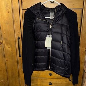 Mono B Black Quilted Jacket